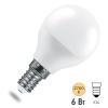 Лампа светодиодная Feron.PRO LB-1406 Шарик G45 6W 2700K 230V E14 460Lm используется OSRAM LED