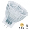 Лампа светодиодная Osram LED PARATHOM MR11 GL 3,2W/927 (20W) 36° 12V DIM GU4 184Lm