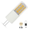 Лампа светодиодная Gauss Elementary 4W 400Lm 3000K 12V G4 керамика LED 1/10/200