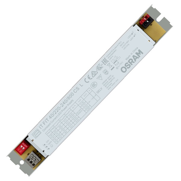 LED драйвер IT FIT 40/220…240/800 CS L 12-41W 23-51V 500/600/700/800мА DIP-переключатель Osram