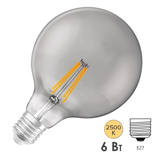 Светодиодная лампа LEDVANCE SMART+ Filament Globe DIM 48 6W 2700K E27
