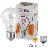 Лампа накаливания A50 75W 230V E27 прозрачная ЭРА (5056183786199)