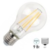 Лампа светодиодная филаментная ЭРА F LED A60 15W 827 2700K 220V E27 прозрачная теплый свет
