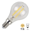 Лампа филаментная шарик ЭРА F LED P45 9W 827 E14 теплый свет (5056306014895)