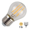 Лампа филаментная шарик ЭРА F LED P45 9W 827 E27 теплый свет (5056306015175)