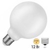 Лампа филаментная светодиодная ЭРА шар F-LED G95 12W 827 E27 OPAL матовый теплый белый свет