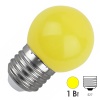 Лампа светодиодная ЭРА STD ERAYL45-E27 1W шар желтый для белт-лайт