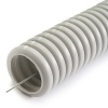Труба гофрированная ПП HFFRLS 25 мм трудногорючая малодымная без галогена [упак.50м] Ecoplast (гофра для кабеля)