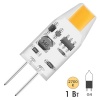 Лампа светодиодная Osram LED PPIN 10 1W/827 G4 12V 100Lm d10x30mm