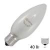 Лампа накаливания Свеча матовая 40 Вт-230 В-Е27 TDM
