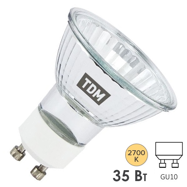 Лампа галогенная TDM с отражателем MR16 (JCDRC) 35W 230V GU10