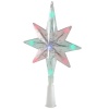 Декоративный элемент на ёлку светодиодный Звезда 9LED 20см мультиколор 2xAA TDM