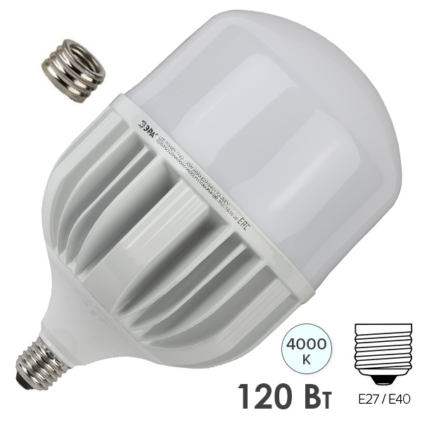 Лампа светодиодная LED POWER T160 120W 4000K E27-E40 колокол нейтральный белый свет ЭРА