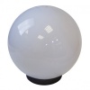 Светильник садово-парковый ЭРА НТУ 02-100-351 шар белый крепится на опору IP44 60W E27 D350mm