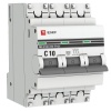 Автоматический выключатель 3P 10А (C) 6кА ВА 47-63 EKF PROxima (автомат электрический)