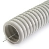 Труба гофрированная ПП HFFRLS 32 мм трудногорючая малодымная без галогена [упак.25м] Ecoplast (гофра для кабеля)