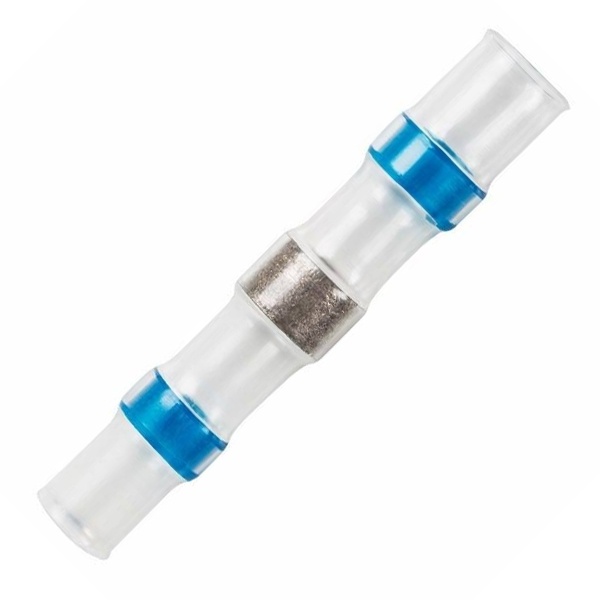 Соединитель термоусаживаемый под пайку L-40мм 1,5-2,5мм (ПК-т 2,5) синий Rexant