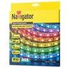 Светодиодная лента Navigator 80 300 NLS-5050RGB60-14.4-IP20-12V R5 14,4W (бухта 5m)
