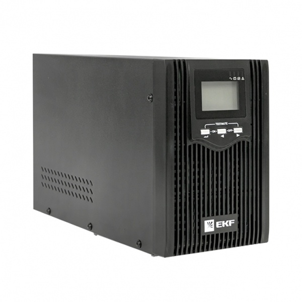 ИБП (чистый синус) линейно-интерактивный E-Power PSW 1000 ВА EKF Proxima c АКБ 2 х 12В_7 Ач