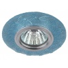 Светильник ЭРА DK LD6 BL/WH декоративный со светодиодной подсветкой( белый) голубой (5055398673485)