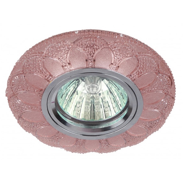 Светильник ЭРА DK LD5 PK/WH декоративный со светодиодной подсветкой MR16, розовый