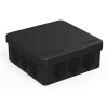 Коробка распределительная Промрукав 100х100х40 безгалогенная стойкая к УФ IP66 черная (упак. 90шт)