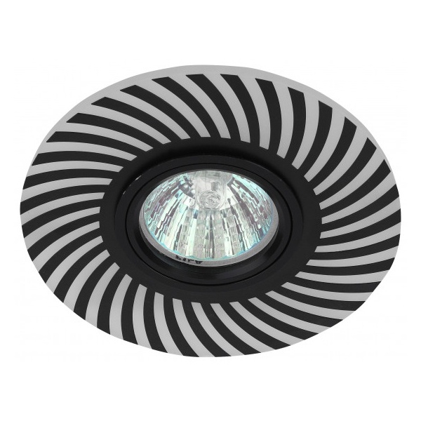 Светильник ЭРА DK LD32 BK /1 декоративный со светодиодной подсветкой MR16 220V max11W черный