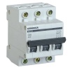 Автоматический выключатель GENERICA ВА 47-29 3Р 20А 4,5кА характеристика С ИЭК (автомат электрический)