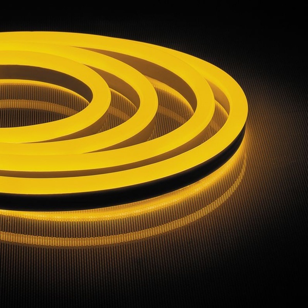 Светодиодная неоновая LED лента Feron LS721 144SMD(2835)/м 12Вт/м 50м IP67 230V желтый