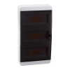 Щит навесной КЭАЗ 36 (3x12) модулей IP41 прозрачная черная дверца OptiBox P-BNK-2-36-IP41 (электрический шкаф)