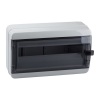 Щит навесной КЭАЗ 18 модулей (1х18) IP65 прозрачная черная дверца OptiBox P-BNK-3-18-IP65 (электрический шкаф)