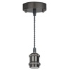 Светильник декоративный подвесной 93 163 NIL-SF01-010-E27 max60W 1,5м. металл черный хром
