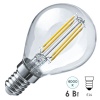 Лампа филаментная светодиодная шарик Navigator 80 529 NLL-F-G45-6-230-4K-E14 6W 4000K 660lm 230V