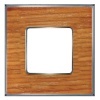 Рамка 1-ная Fede Vintage Wood, cherry-bright chrome
