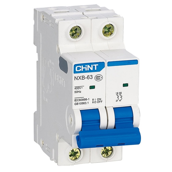 Автоматический выключатель NXB-63 2P 1А 6kA х-ка B (R) CHINT (автомат электрический)