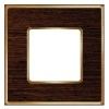 Рамка 1-ная Fede Vintage Wood, wengue-bright gold
