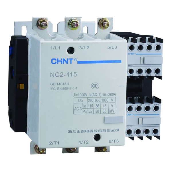 Контактор NC2-115 115A 220-240В/АС3 50Гц (R) CHINT