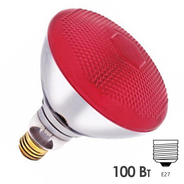 Лампа инфракрасная LightBest ERK PAR38 100W E27 Red