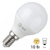 Лампа светодиодная шарик ЭРА RED LINE LED P45 10W 827 E14 R теплый свет (5056396290056)