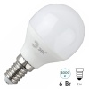 Лампа светодиодная шарик ЭРА RED LINE LED P45 6W 840 E14 R белый свет (5056396290773)