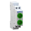 Индикатор ND9-2/gg зеленый+зеленый , AC/DC230В (LED) (R) CHINT