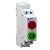 Индикатор ND9-2/gr красный+зелёный, AC/DC230В (LED) (R) CHINT