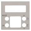 Накладка механизма электронного терморегулятора 8140.5, 2м ABB Zenit, серебристый (N2240.5 PL)