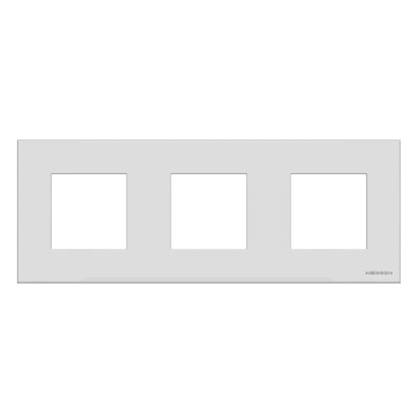 Рамка 3-постовая, серия Zenit, альпийский белый (N2273 BL)