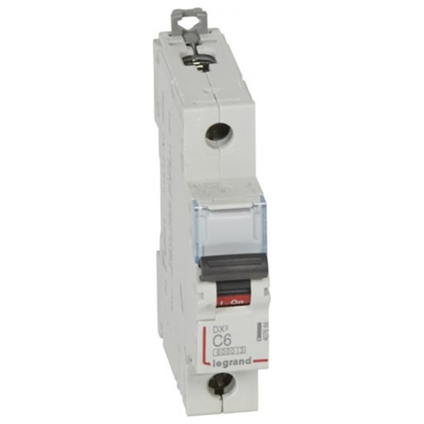 Автоматический выключатель Legrand DX3 1П C6A 6/10kA 1 модуль (автомат) (автомат электрический)