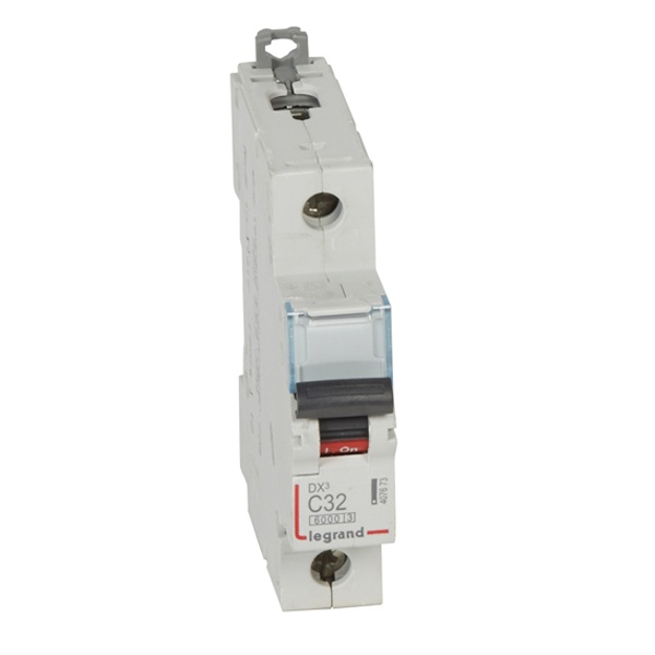 Автоматический выключатель Legrand DX3 1П C32A 6/10kA 1 модуль (автомат) (автомат электрический)