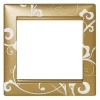 Рамка Legrand Valena 1 пост золото барокко (770020 в индивидуальной упаковке)