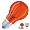 Лампа филаментная груша Osram LED STAR CL A15 2,5W/515 (15W) 230V E27 оранжевый