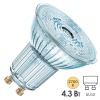 Лампа светодиодная Osram LS PAR16 4,3W/827 (50W) 230V GU10 36° упаковка 3шт.