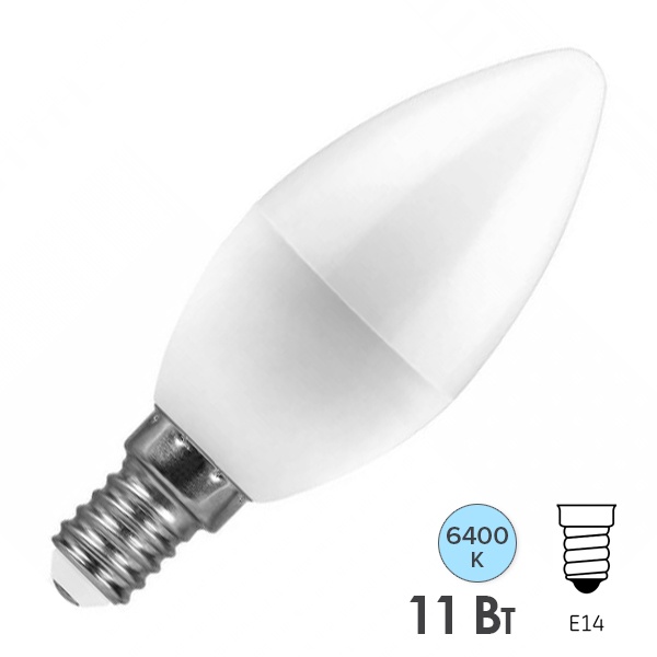 Лампа светодиодная Свеча Feron LB-770 11W 6400K E14
